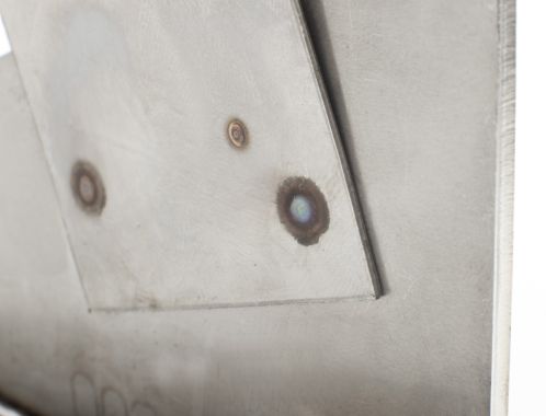 Laserové svařování - bodování – nerez 1 mm / nerez 4 mm