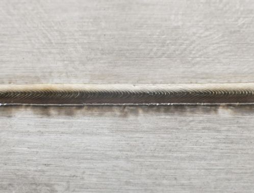Laserové svařování - přeplátovaný svar – nerez 1 mm / nerez 1,2 mm